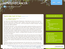 Tablet Screenshot of introtocancer.wordpress.com