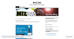 Desktop Screenshot of miz303.wordpress.com