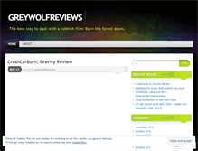 Tablet Screenshot of greywolfreviews.wordpress.com