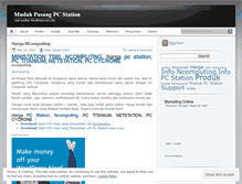 Tablet Screenshot of mudahpasangpcstation.wordpress.com