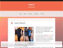 Tablet Screenshot of linnyv.wordpress.com