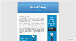 Desktop Screenshot of botlhale.wordpress.com