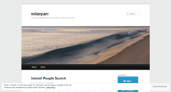 Desktop Screenshot of milanparr.wordpress.com