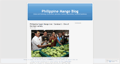 Desktop Screenshot of mangophilippines.wordpress.com