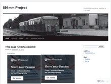 Tablet Screenshot of 891mm.wordpress.com