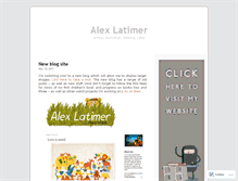 Tablet Screenshot of alexlatimer.wordpress.com