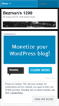 Mobile Screenshot of bez1200.wordpress.com