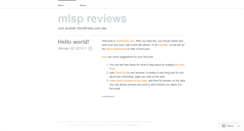 Desktop Screenshot of mlspreviews19.wordpress.com