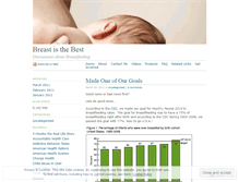 Tablet Screenshot of breastisthebest.wordpress.com