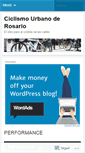 Mobile Screenshot of ciclismourbanorosario.wordpress.com
