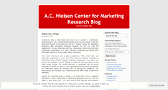 Desktop Screenshot of nielsencenter.wordpress.com