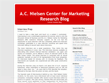 Tablet Screenshot of nielsencenter.wordpress.com