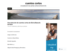 Tablet Screenshot of cuentocorto.wordpress.com