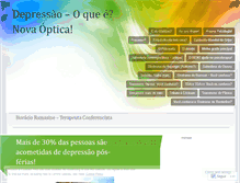 Tablet Screenshot of depressaoetratamento.wordpress.com
