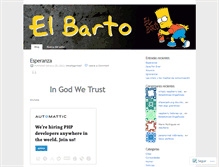 Tablet Screenshot of barto.wordpress.com
