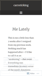 Mobile Screenshot of carroticking.wordpress.com