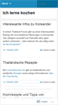 Mobile Screenshot of kochenlernen.wordpress.com
