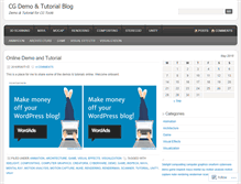 Tablet Screenshot of cgdemo.wordpress.com
