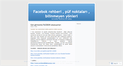 Desktop Screenshot of facebok1.wordpress.com