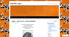 Desktop Screenshot of clubdellogro.wordpress.com