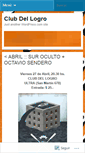 Mobile Screenshot of clubdellogro.wordpress.com