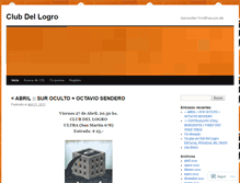 Tablet Screenshot of clubdellogro.wordpress.com