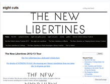 Tablet Screenshot of eightcuts.wordpress.com
