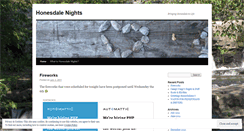 Desktop Screenshot of honesdalenights.wordpress.com