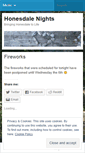Mobile Screenshot of honesdalenights.wordpress.com