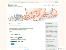 Tablet Screenshot of bebezinho.wordpress.com