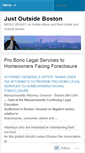 Mobile Screenshot of justoutsideboston.wordpress.com