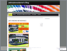 Tablet Screenshot of jatiindahresidence.wordpress.com