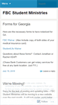 Mobile Screenshot of fbcstudmin.wordpress.com