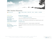 Tablet Screenshot of fbcstudmin.wordpress.com