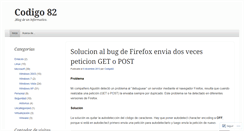 Desktop Screenshot of codigo82.wordpress.com