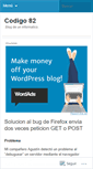 Mobile Screenshot of codigo82.wordpress.com