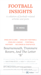 Mobile Screenshot of footballinsights.wordpress.com