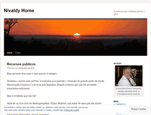 Tablet Screenshot of nivaldy.wordpress.com