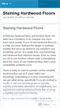 Mobile Screenshot of howtostainhardwoodfloors23.wordpress.com
