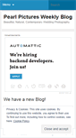 Mobile Screenshot of pearlpictures.wordpress.com