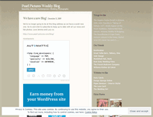 Tablet Screenshot of pearlpictures.wordpress.com