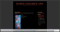 Desktop Screenshot of karentaylorart.wordpress.com