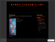 Tablet Screenshot of karentaylorart.wordpress.com