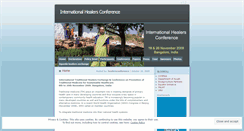 Desktop Screenshot of healersconference.wordpress.com