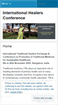 Mobile Screenshot of healersconference.wordpress.com