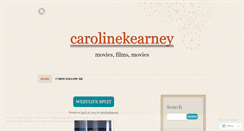 Desktop Screenshot of carolinekearney.wordpress.com