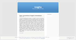 Desktop Screenshot of icogito.wordpress.com