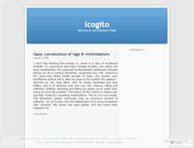 Tablet Screenshot of icogito.wordpress.com