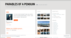 Desktop Screenshot of parablesofapenguin.wordpress.com