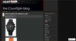 Desktop Screenshot of countspin.wordpress.com